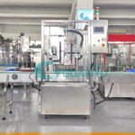 Best Automatic Liquid Detergent Liquid Soap Production Line High Speed Tracking capping Machine Company - GUANYU manufacturer