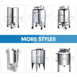 Best Stainless Steel GMP Standard Tank Liquid Food Beverage Static Reaction Storage Tank Series Company - GUANYU price