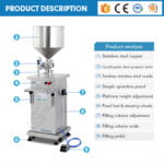 Best Bottle Cream Filling Machine Piston Tube Lotion Filler Vertical semi auto filling machine Company - GUANYU  in  Guangzhou