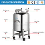 Quality Stainless Steel Storage Tank For Liquid Soap Hand Sanitizer Shampoo Cream Manufacturer | GUANYU
