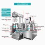 Vacuum Homogenizer Machine Petroleum Jelly Mayonnaise Syrup Ketchup Paste Making Mixing Emulsifying Machine price