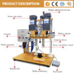 Best Desktop semi-automatic capping machine bottle capping machine jar sealing machine Company - GUANYU manufacturer