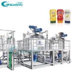 Best Vacuum Homogenizer Mixer tank tomato paste mustard cheese making machine Liquid detergent mixer Company - GUANYU