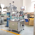 Liquid Detergent Soap Filling Machine Bottle Turntable Filling Capping Labeling Machine Company - GUANYU manufacturer