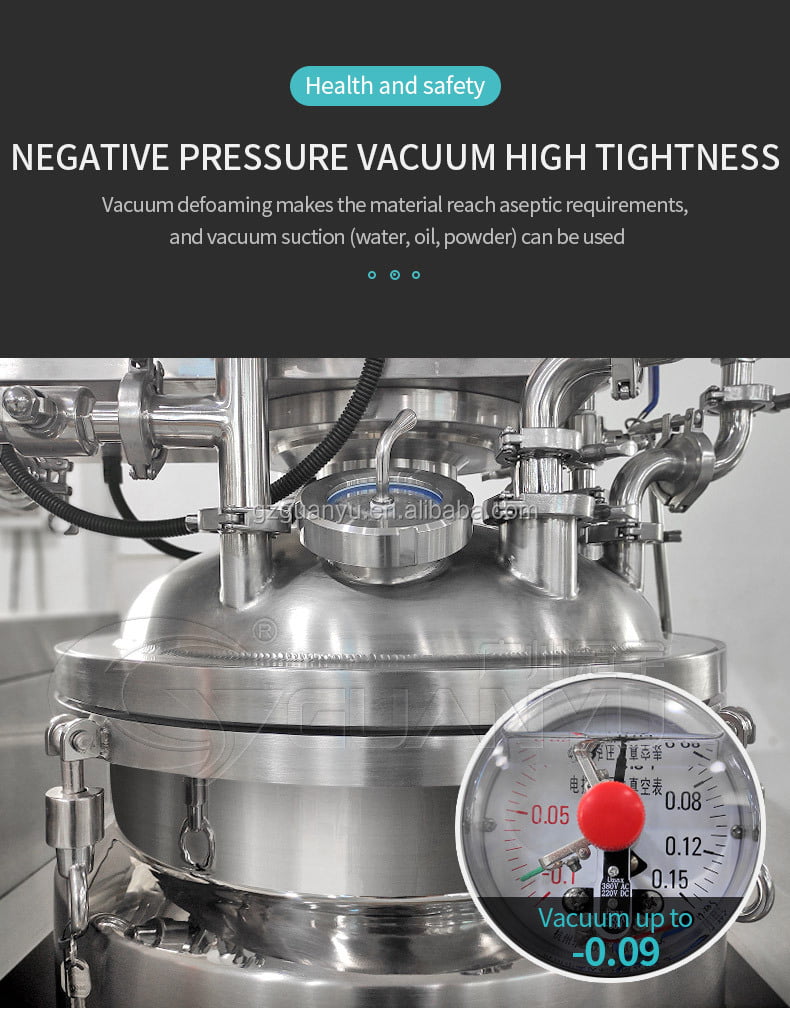 vacuum mixing machine