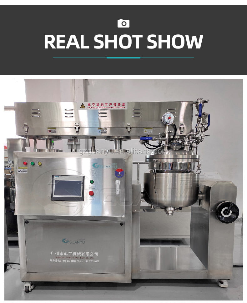 vacuum mixing machine