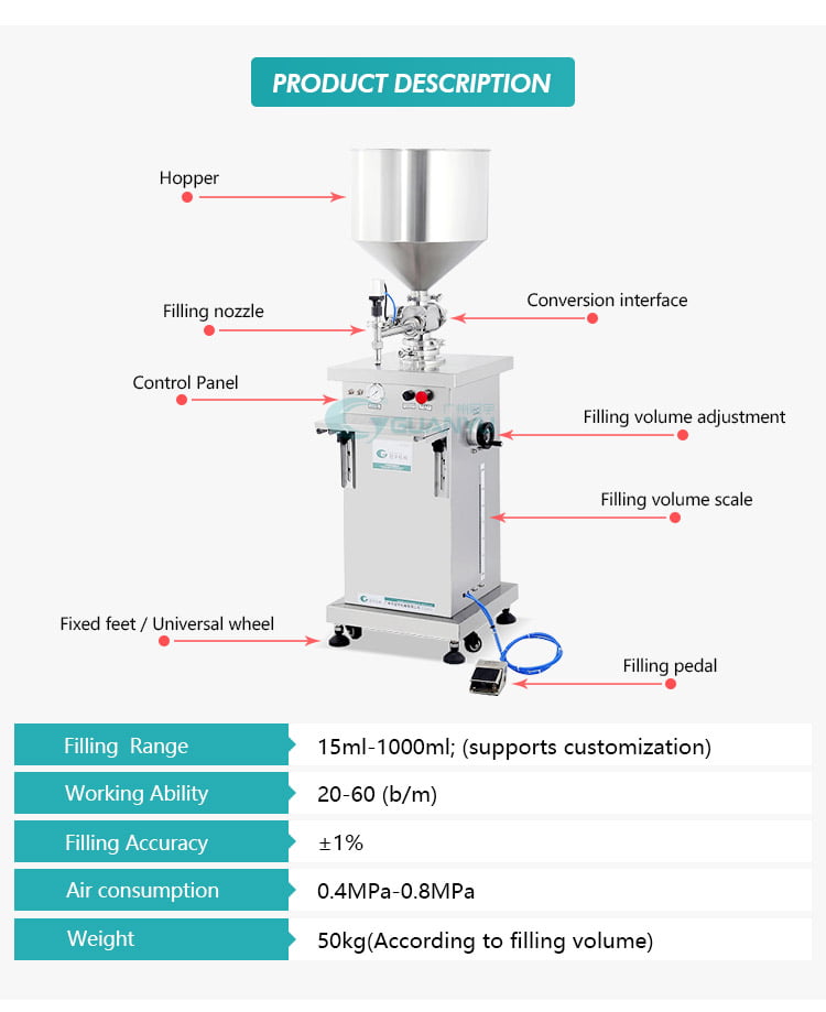 cream bottle filling machine