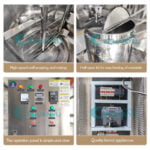 Best Mixing Tank Shampoo Jacket Agitator Mixing Machine Supplier Liquid detergent mixer Company - GUANYU factory