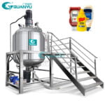 Syrup tomato ketchup sauce mixer food production line syrup making machine Liquid detergent mixer Manufacturer GUANYU