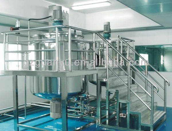 vacuum mixer homogenizer