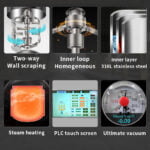Quality Homogenizer Emulsifier Cosmetics Body Lotion Face Wash Mixing Equipment Manufacturer | GUANYU manufacturer