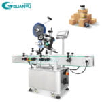 Best Automatic Flat Bag Pouch Adhesive Label Applicator Bag Plane Labeling Machine Company - GUANYU