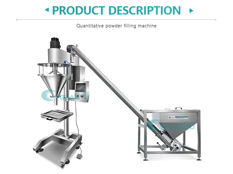 Light powder filling machine Mica powder mixers industrial dry chemical powder filling machine