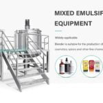 Best liquid mixer body cream making machine mixing tank with agitator homogenizer equipment Company - GUANYU