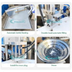 High spee small bottle 5ml 20ml automatic filling machine Ampoule filling machine Small Scale Bottle Liquid Oil  Filling price