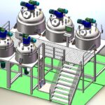 Best Hair Dye Mixing Tank Dishwashing Liquid Making Machine Liquid detergent mixer Company - GUANYU factory