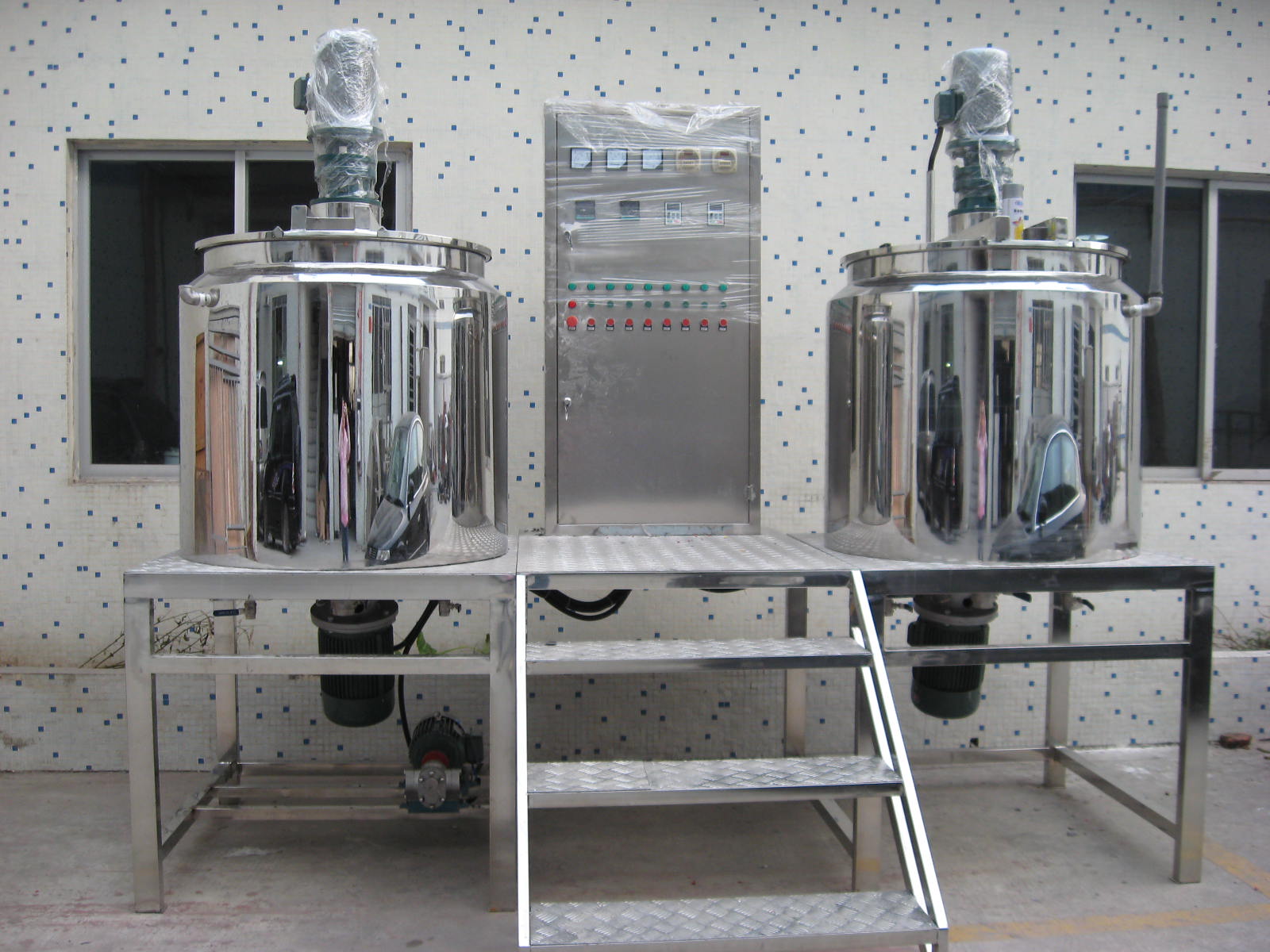 vacuum emulsifier 50L vacuum mixer homogenizer