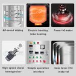 Customized Mixing Tank  Chemical Electric Jacketed Shampoo  Liquid Detergent Mixer manufacturers From China | GUANYU