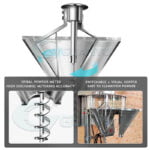 Light powder filling machine Mica powder auger screw filling machine dry chemical powder filling machine manufacturer