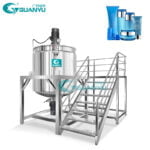 Cosmetic industrial homogenizer mixer machine liquid detergent mixing tank skin care cream manufacture equipment