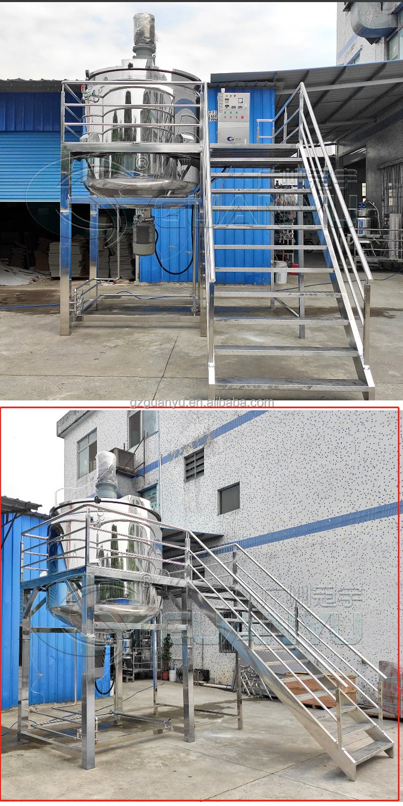 Vacuum mixing machine