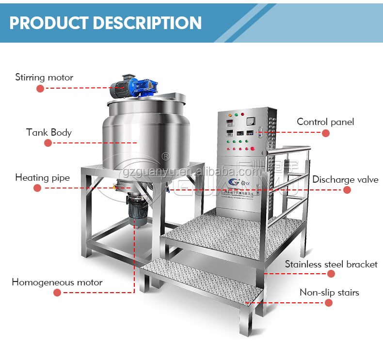 stainless steel mixing tank