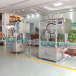 Quality Liquid detergent ointment double nozzle tracking filling capping machine Manufacturer | GUANYU