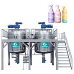 Quality Cosmetic Equipment Shampoo Mixer Homogenizer Laundry Detergent Liquid Soap Making Machine Manufacturer | GUANYU