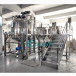 Customized Mayonnaise Ketchup Sauce Paste Production Line Mixer Vacuum Homogeneous Emulsifying Machine | GUANYU factory