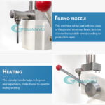 Best Piston manual aseptic gel filling machinery Manual filling machine Company - GUANYU manufacturer