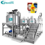 Best Food Grade Mayonnaise Making Machine Vacuum Emulsifying Mixer Company - GUANYU
