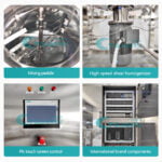Customized Mayonnaise Ketchup Sauce Paste Production Line Mixer Vacuum Homogeneous Emulsifying Machine | GUANYU company