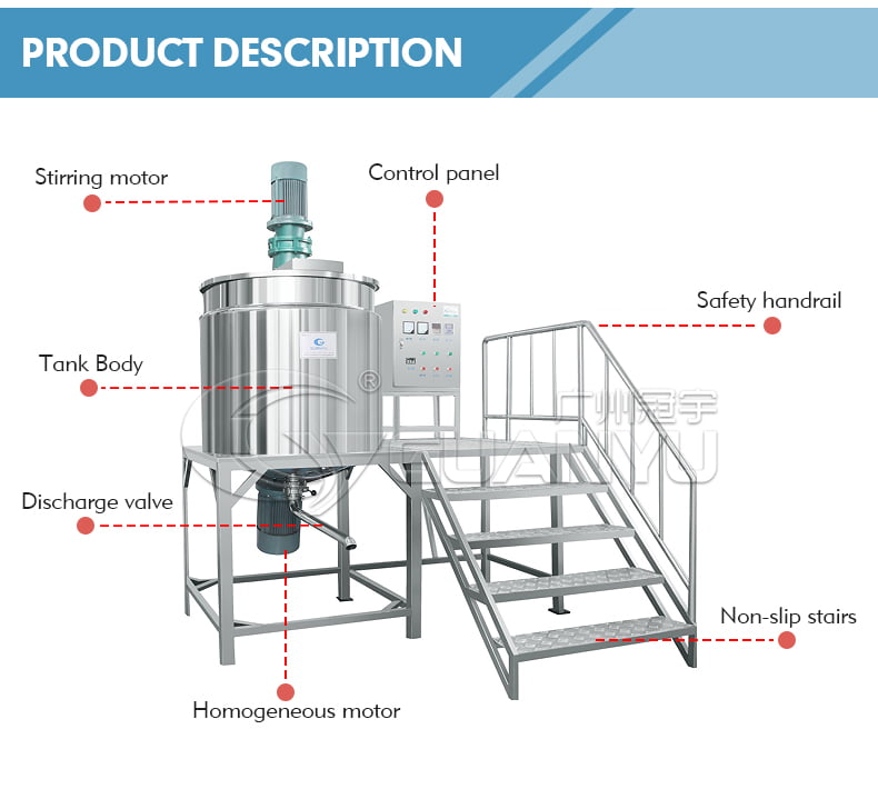 cream homogenizer mixer