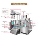 200L PLC Automatic Cosmetic Vacuum Homogenizer Machine Cream Mixing Machine Emuslifier Machine  in  Guangzhou
