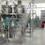 Customized Mayonnaise Ketchup Sauce Paste Production Line Mixer Vacuum Homogeneous Emulsifying Machine | GUANYU price