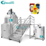 Best Vacuum Fixed Type Food Grade Peanut Butter Sauce Emulsifier High Shear Emulsifying Machine Company - GUANYU