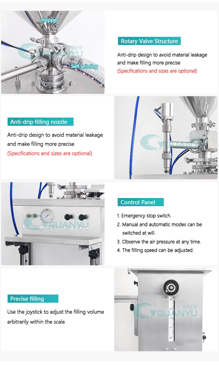 cream bottle filling machine