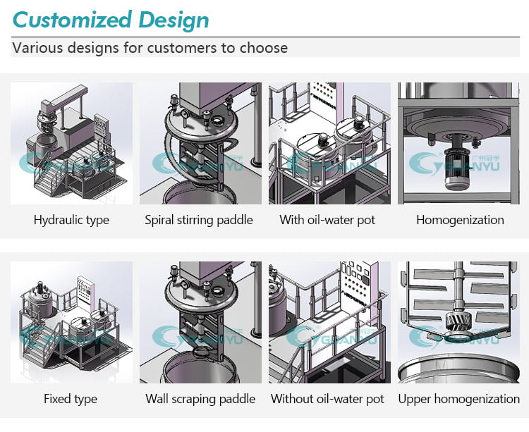 vacuum mixing emulsifying