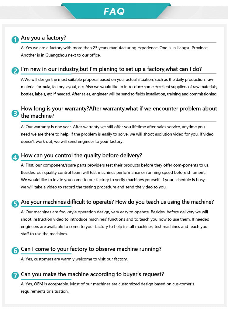 filling machine problems and solutions