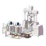 Best Vacuum Emulsifying Mixer Cosmetic Production Line Cream Makeup Cleaner Making Machine Company - GUANYU