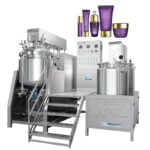 Industrial cosmetic homogenizer vacuum emulsifier mixer machine cream making machine small manufacturing plant GUANYU