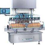 Best Automatic Cream Lotion Filling Machine Double-row straighe line Filling Machine Company - GUANYU