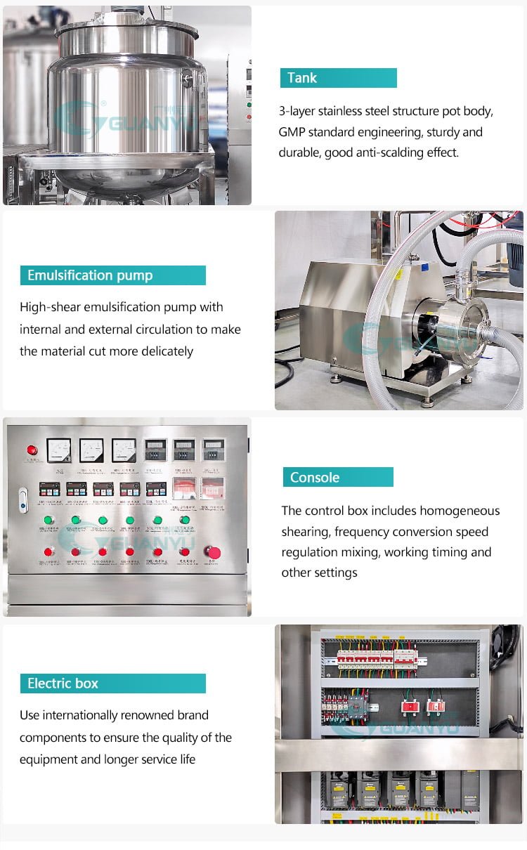 Cosmetic Emulsifying Machine