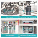 Industrial Cosmetic Liquid Soap Making Machine Detergent Mixing Reactor mixing tank with agitator mixer factory