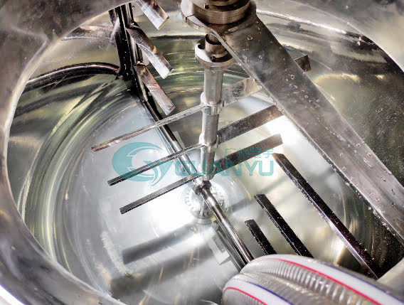 Vacuum Emulsifier Cosmetic Cream Mixing Machine