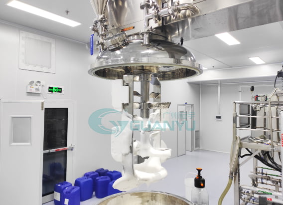 cream vacuum emulsifying mixer