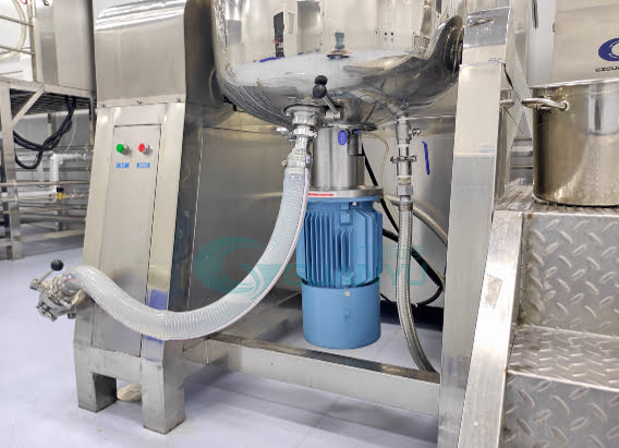 cream vacuum emulsifying mixer