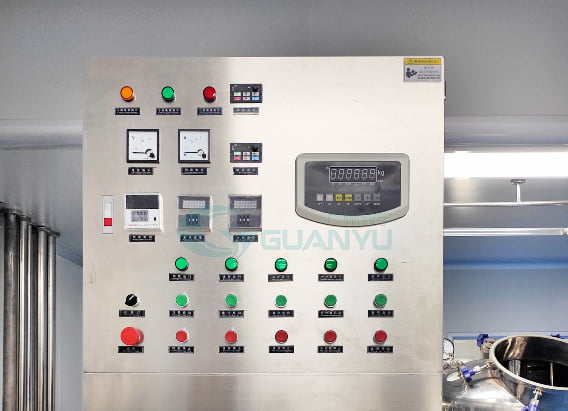 cream vacuum emulsifying mixer