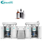 High quality 500L 800L software PLC control hydraulic lifting vacuum emulsifier mixer machine industrial cosmetic cream