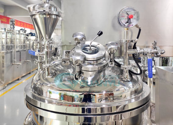 Auto-lifting Vacuum Homogenizer Mixer